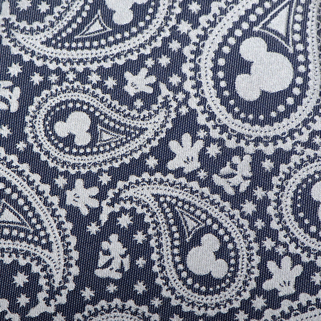 Disney Mickey Mouse Gray Paisley Silk Slim Necktie - Image 5