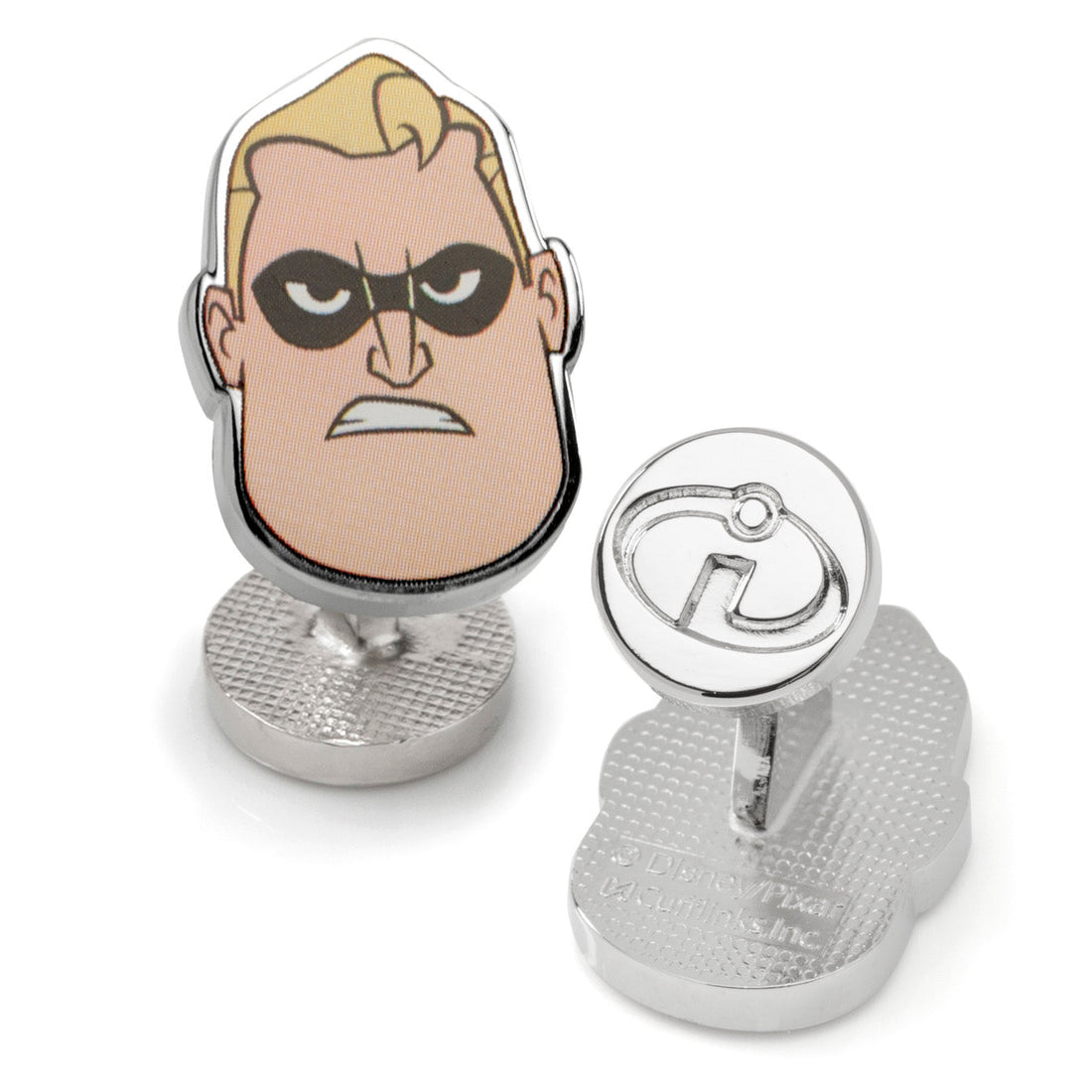 Disney Pixar Mr. Incredible Face Cufflinks for Men