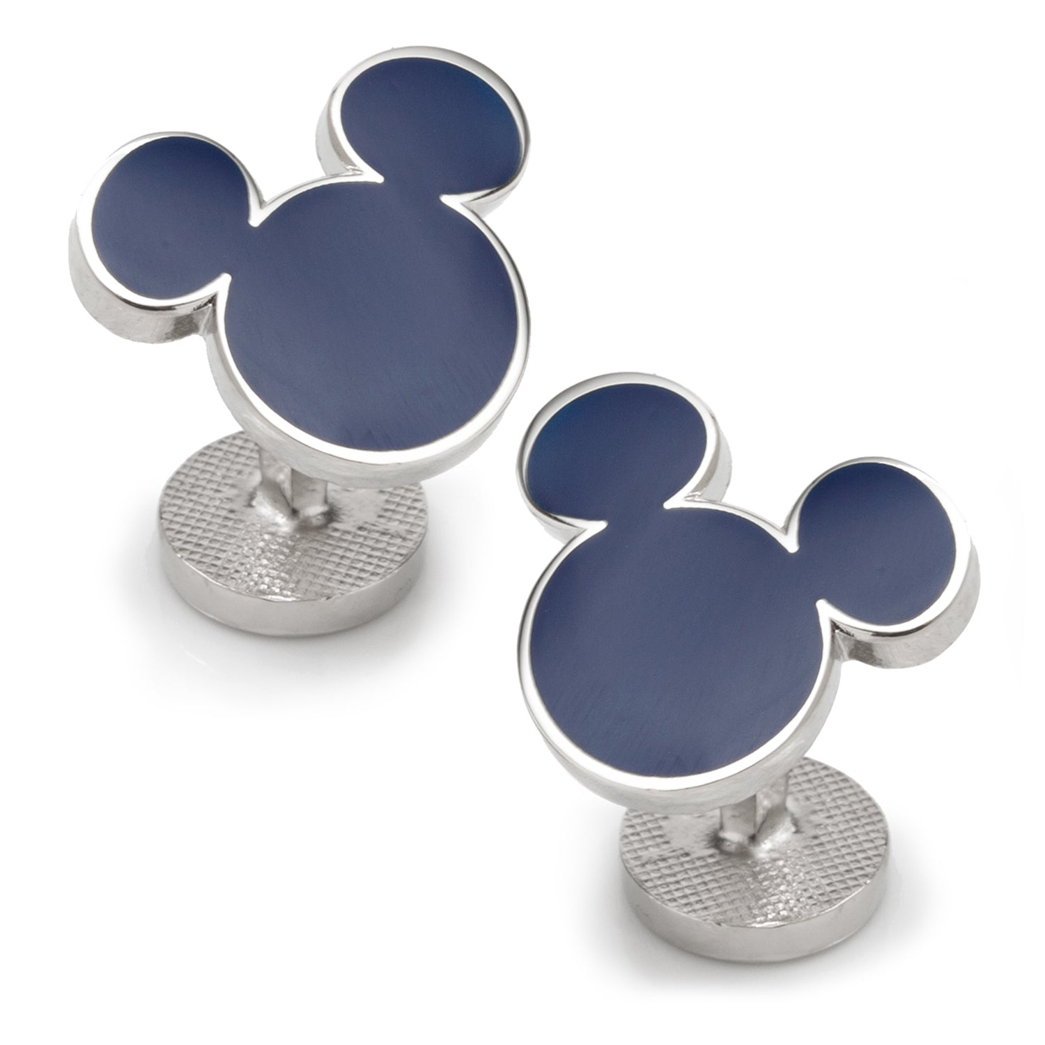 Disney Mickey Mouse Navy Blue Ear Design Cufflinks - Image 2