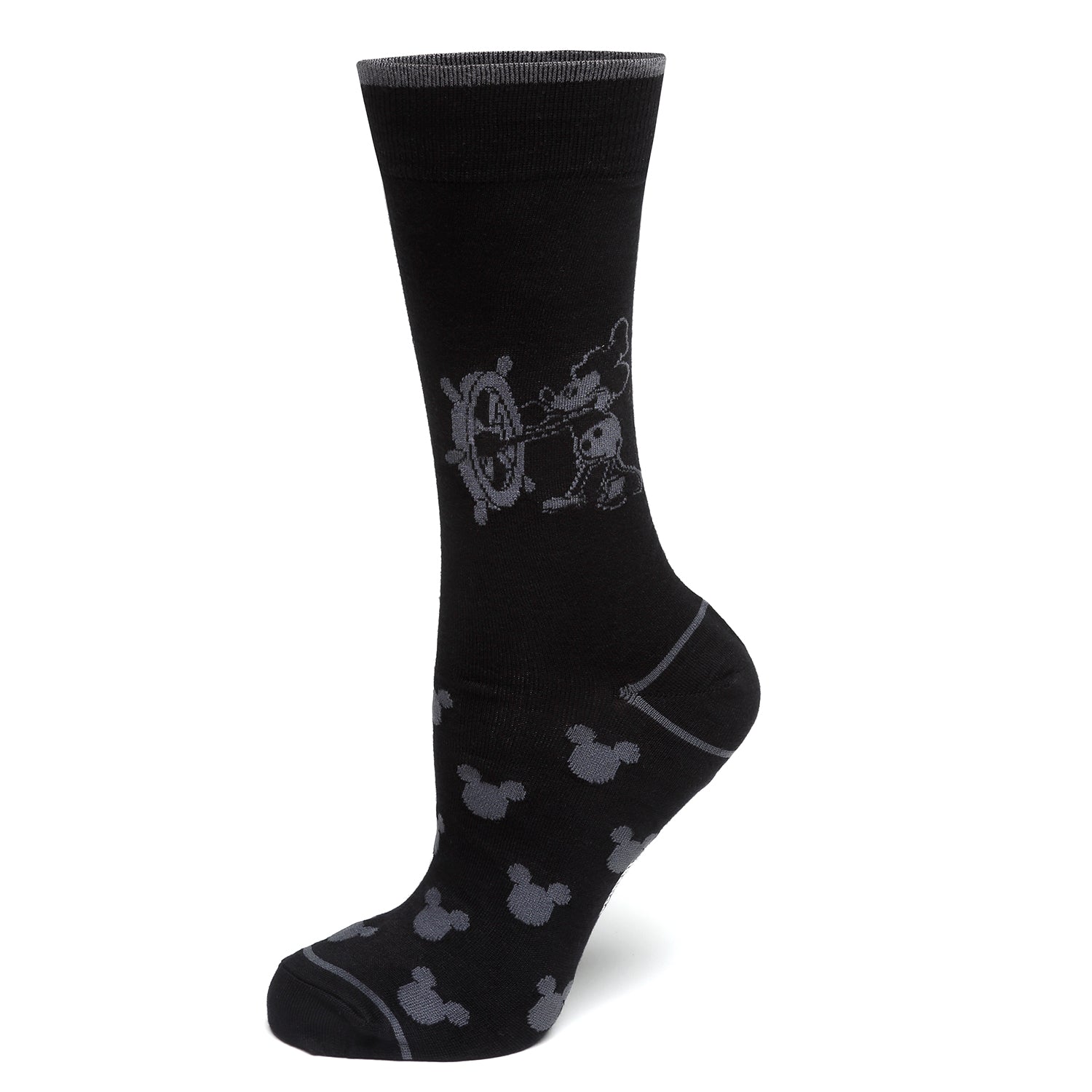 Disney Steamboat Willie Socks and Mickey Lapel Pin Gift Set - Image 2