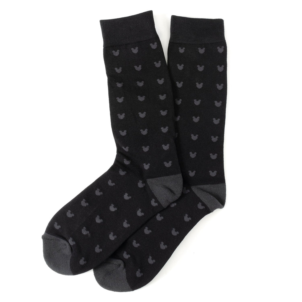 Mickey Mouse Black Patterned Sock Gift Set with Lapel Pin - Image 5