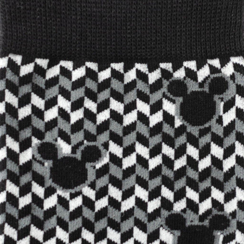 Disney Mickey Mouse Chevron Socks and Blue Lapel Pin Gift Set - Image 3