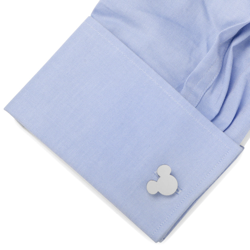Disney Mickey Mouse Silhouette Stainless Steel Cufflinks - Image 3