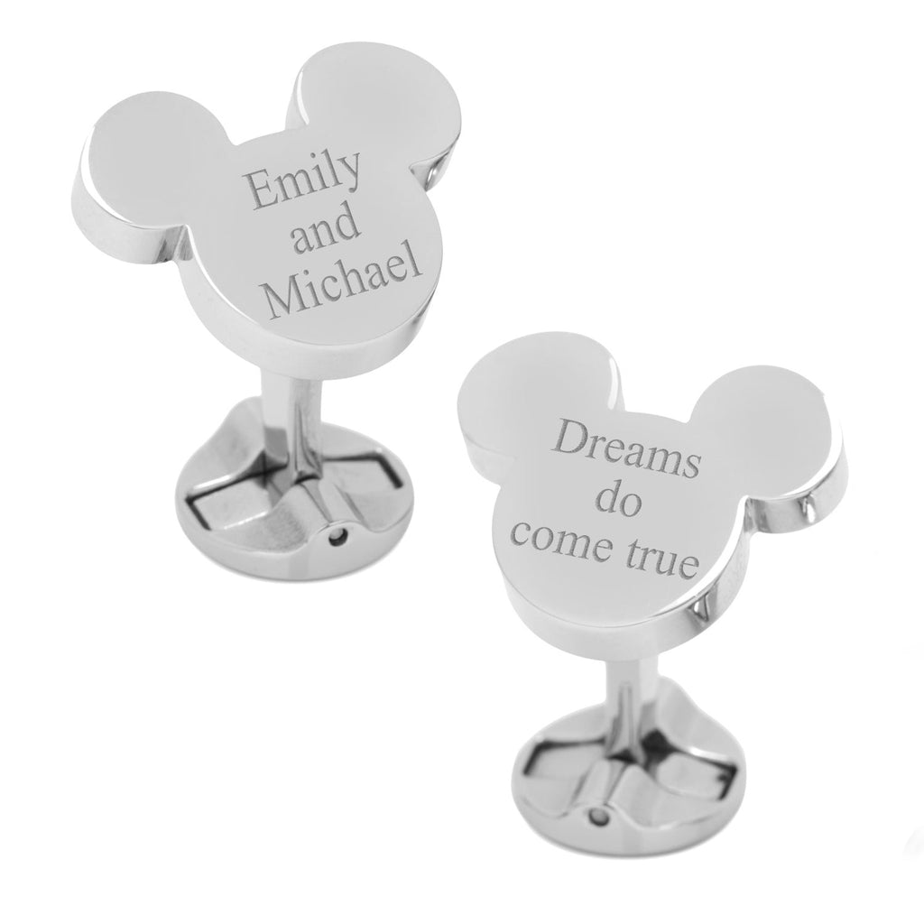 Disney Mickey Mouse Silhouette Stainless Steel Cufflinks - Image 4
