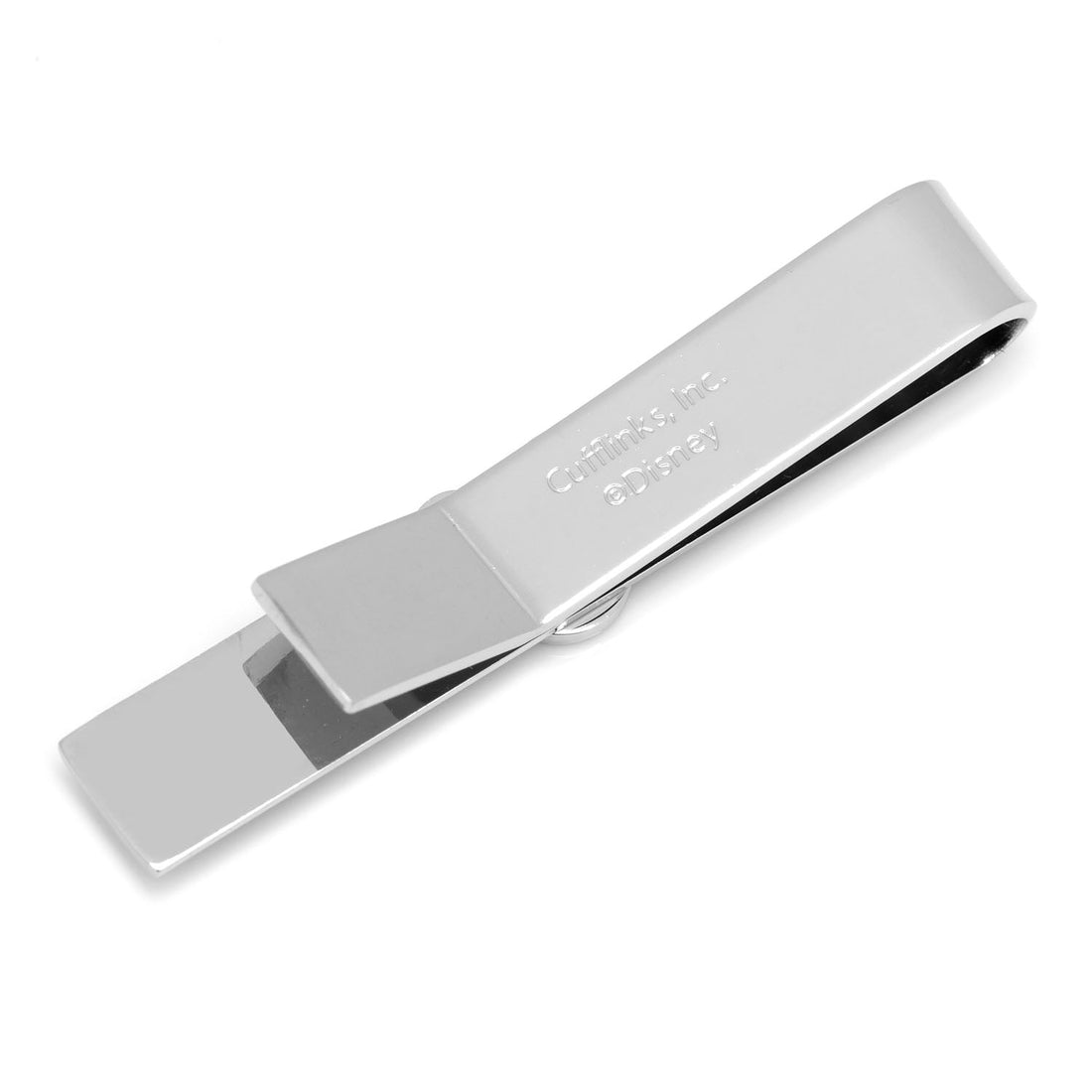 Disney Mickey Mouse Icon Tie Bar in Silver and Black - Image 3