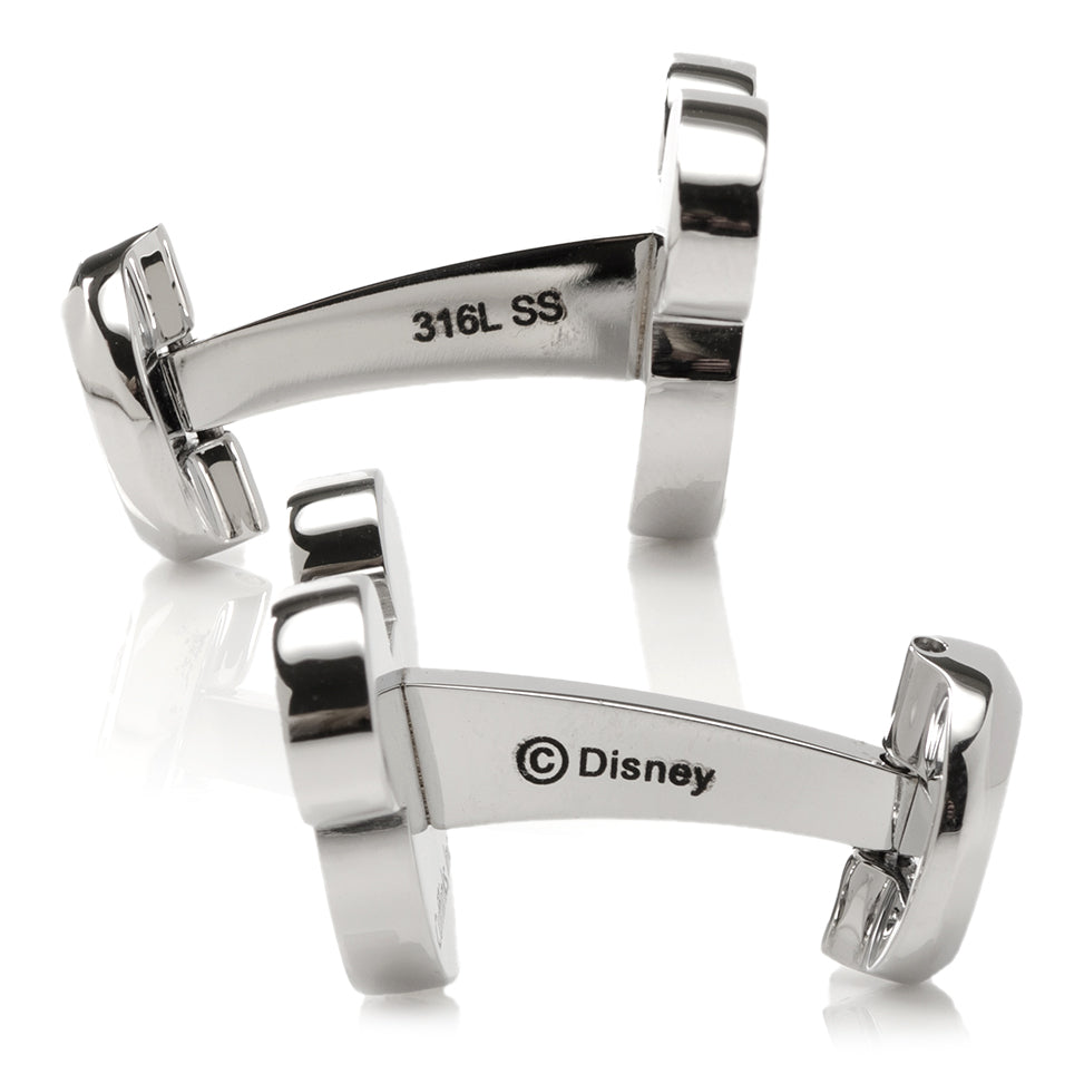 Mickey Mouse Mother of Pearl Stainless Steel Cufflinks - Image 5