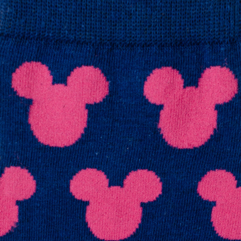 Disney Mickey Mouse Patterned Blue Socks and Lapel Pin Gift Set - Image 3
