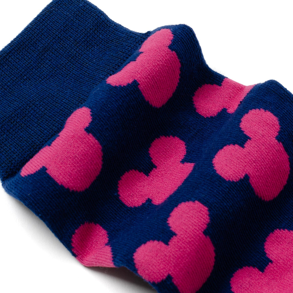 Disney Mickey Mouse Patterned Blue Socks and Lapel Pin Gift Set - Image 4