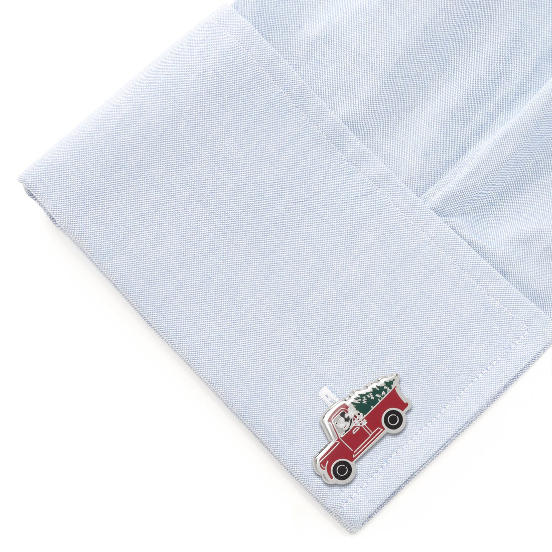 Disney Mickey Mouse Holiday Red Truck Cufflinks - Image 3