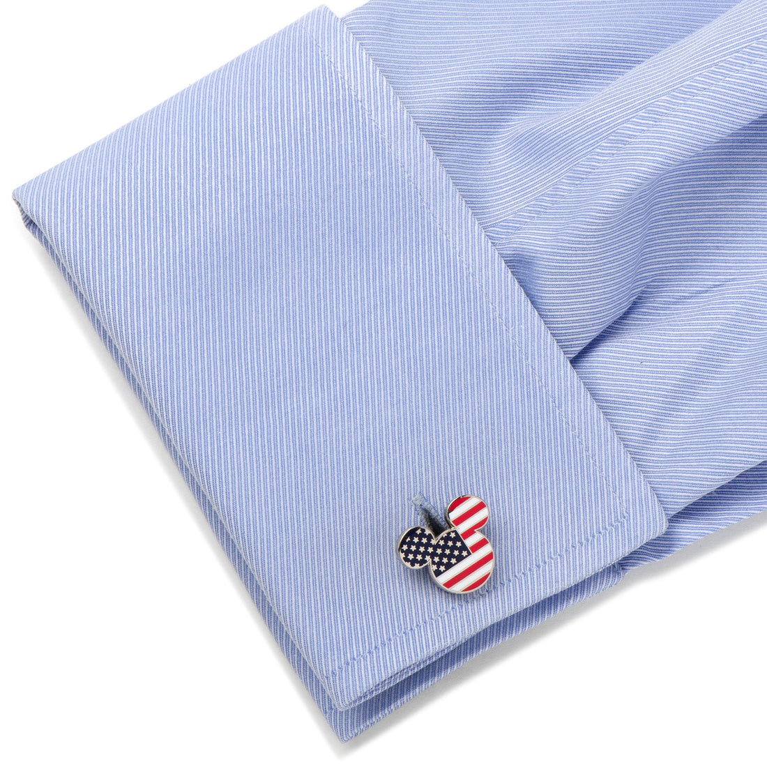 Mickey Mouse American Flag Stars and Stripes Cufflinks - Image 3