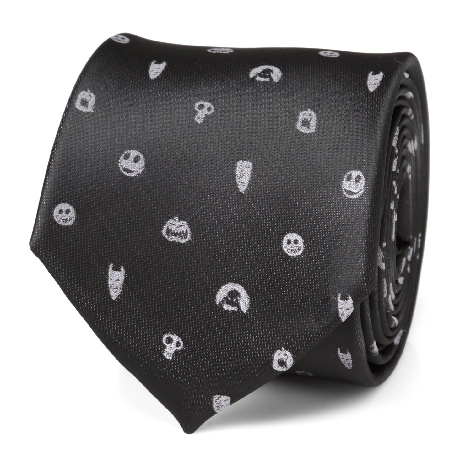Disney Nightmare Before Christmas Jack Skellington Black Necktie - Image 3
