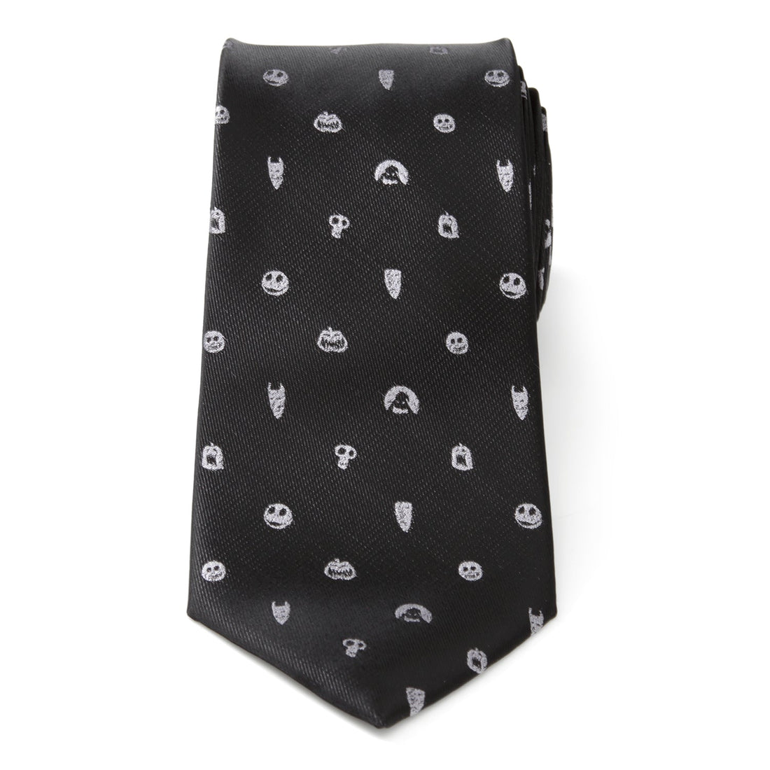 Disney Nightmare Before Christmas Jack Skellington Black Necktie - Image 4
