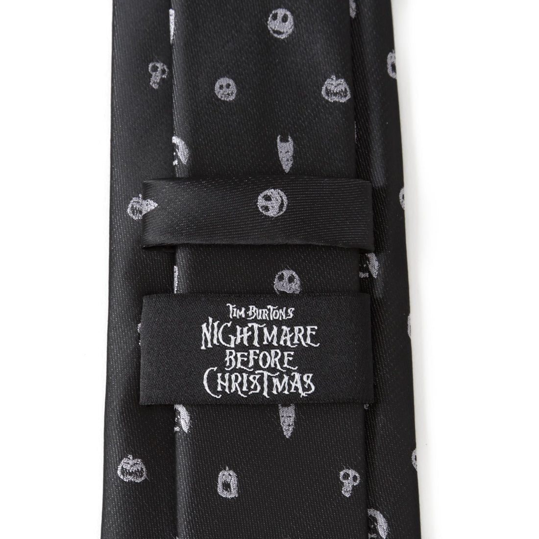 Disney Nightmare Before Christmas Jack Skellington Black Necktie - Image 5