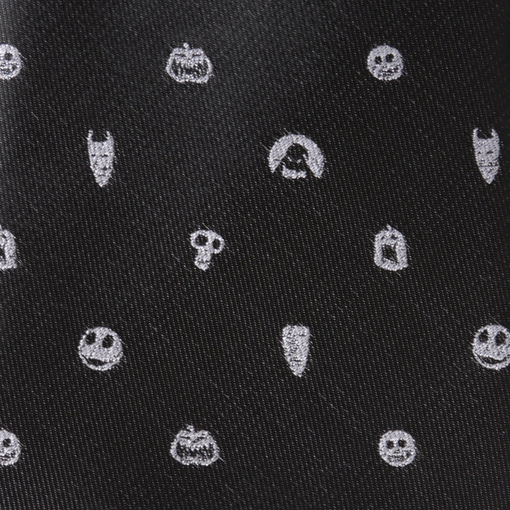 Disney Nightmare Before Christmas Jack Skellington Black Necktie - Image 6