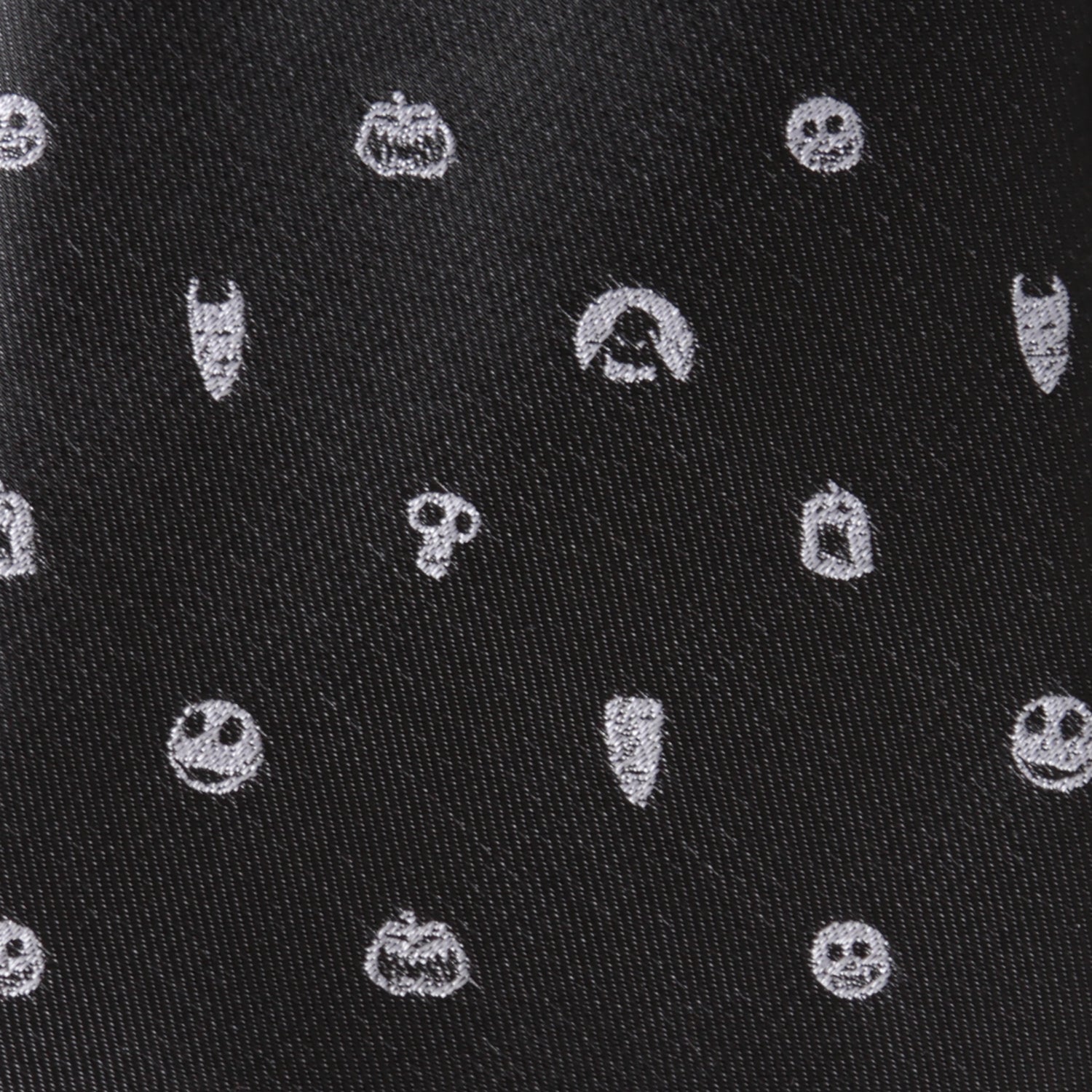 Disney Nightmare Before Christmas Jack Skellington Black Necktie - Image 6