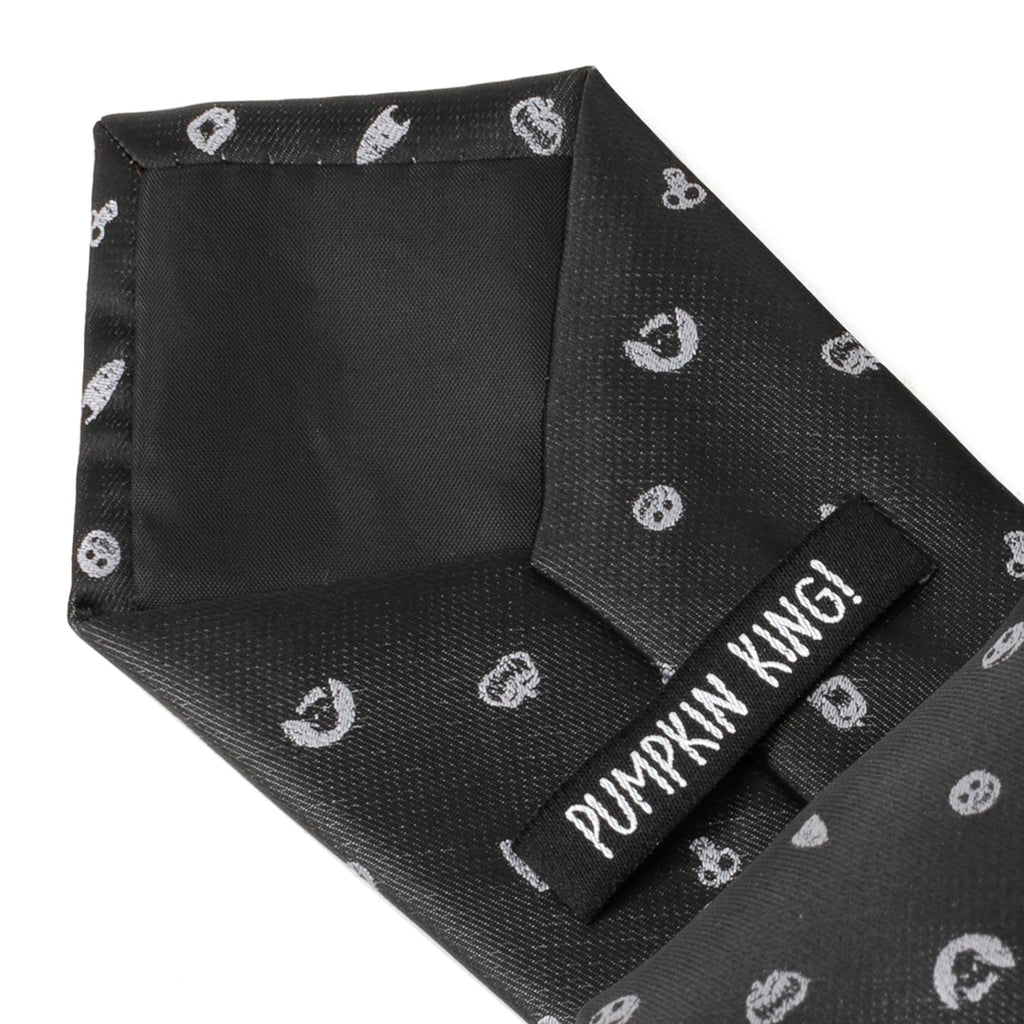 Disney Nightmare Before Christmas Jack Skellington Black Necktie - Image 7