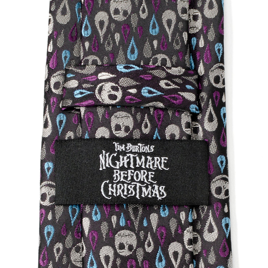 Disney Jack Skellington Raindrop Pattern Men's Silk Blend Tie - Image 5