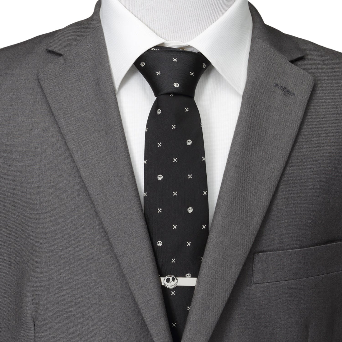 Disney Nightmare Before Christmas Jack Skellington Black Tie - Image 2