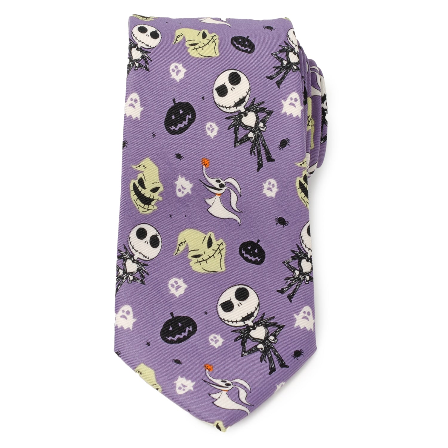Nightmare Before Christmas Jack Skellington Purple Tie - Image 3