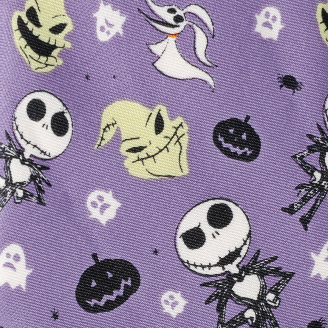 Nightmare Before Christmas Jack Skellington Purple Tie - Image 5