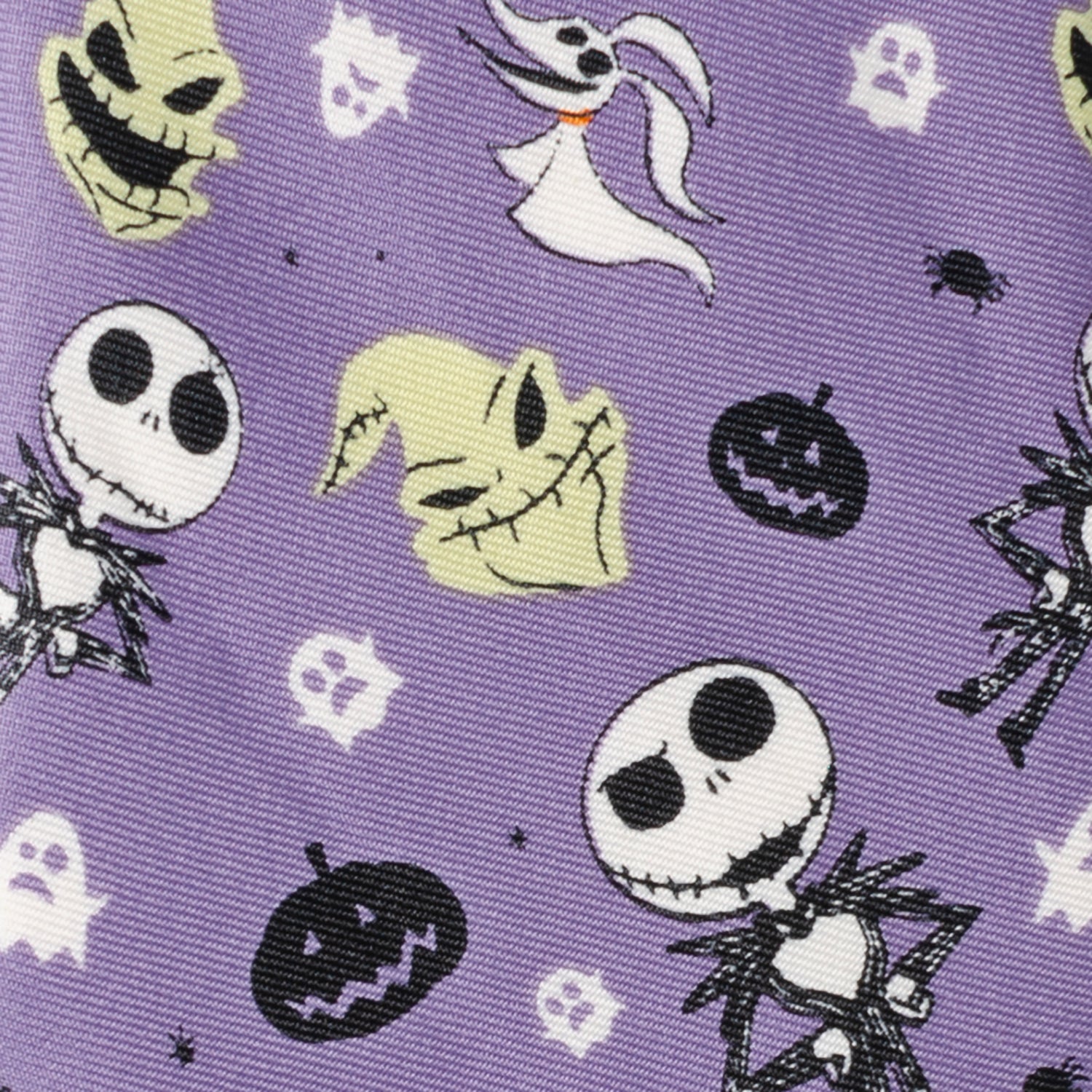 Nightmare Before Christmas Jack Skellington Purple Tie - Image 5