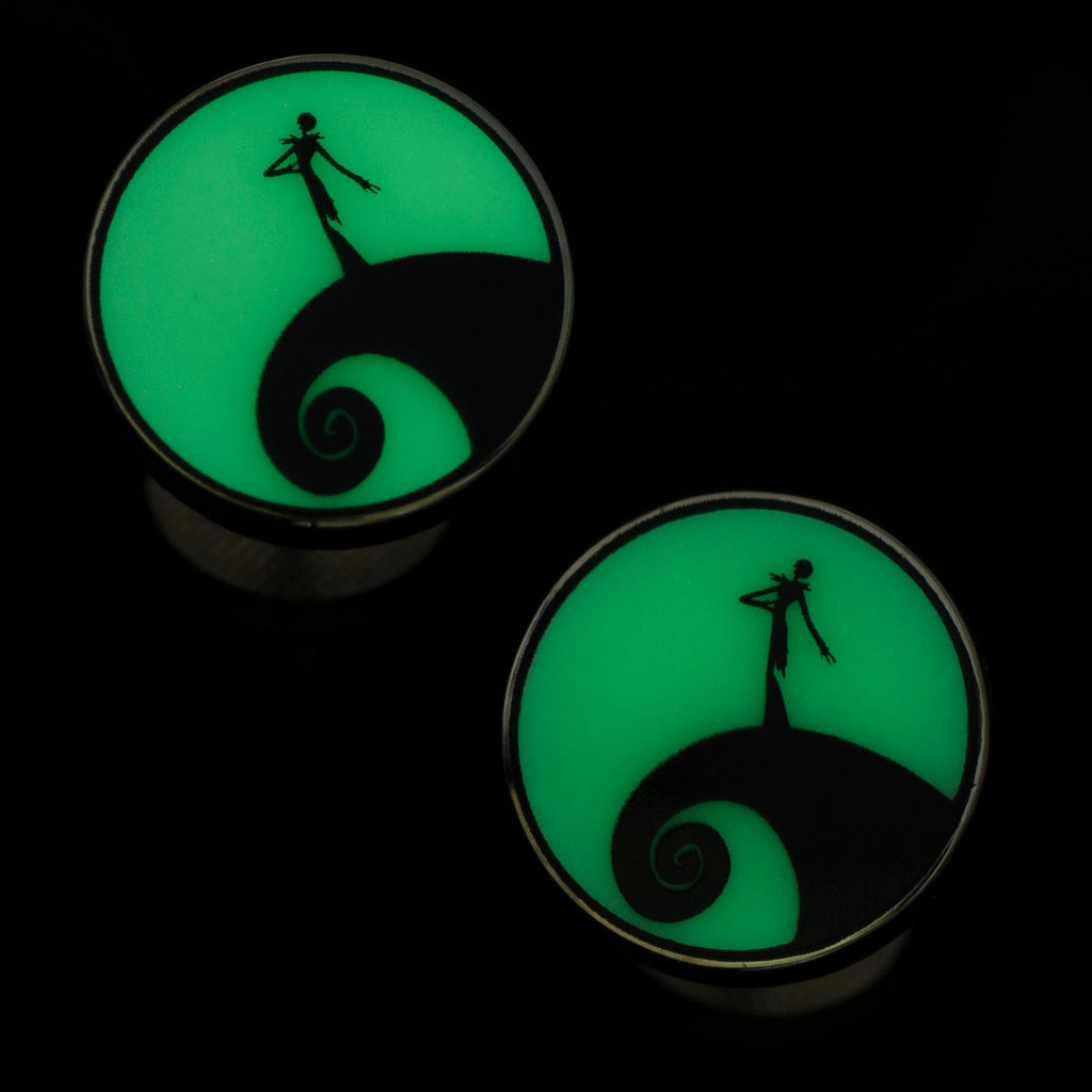 Nightmare Before Christmas Jack Skellington Spiral Hill Cufflinks - Image 4