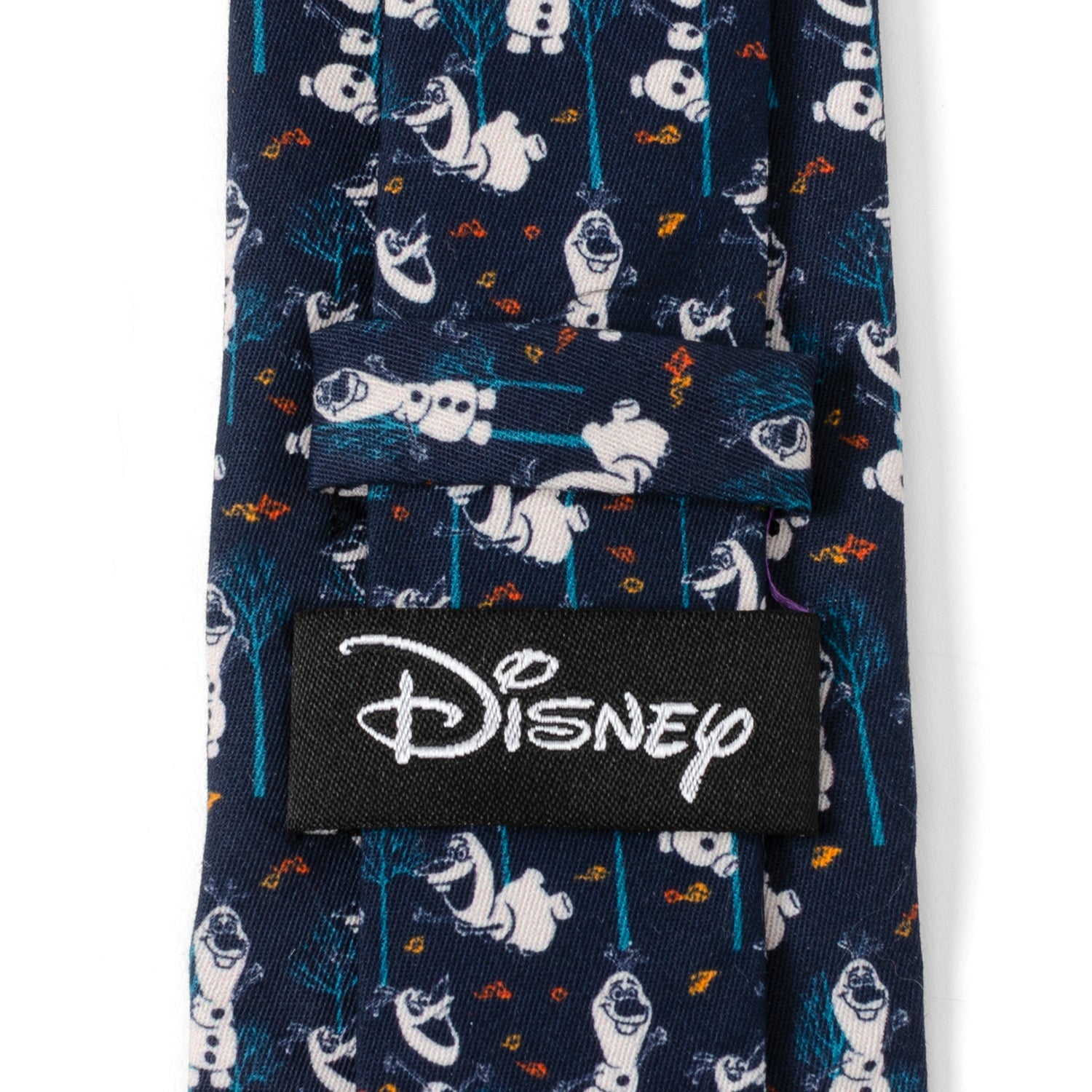 Disney Frozen Olaf Navy Blue Cotton Patterned Necktie - Image 5