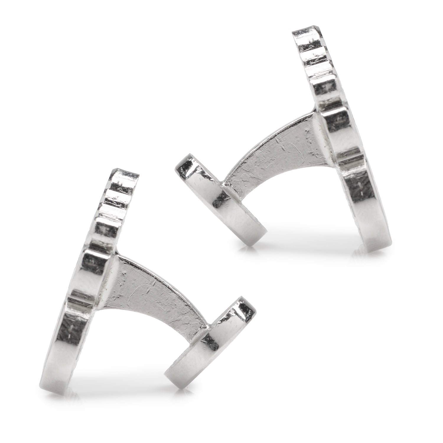 Disney Frozen Olaf Action Cufflinks Silver Tone - Image 4