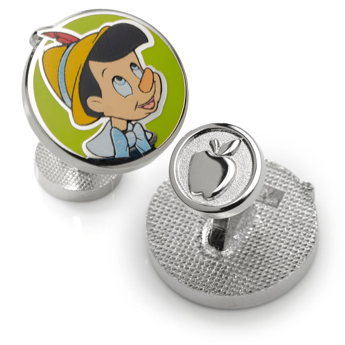 Disney Pinocchio Enamel Cufflinks in Silver Tone - Image 2