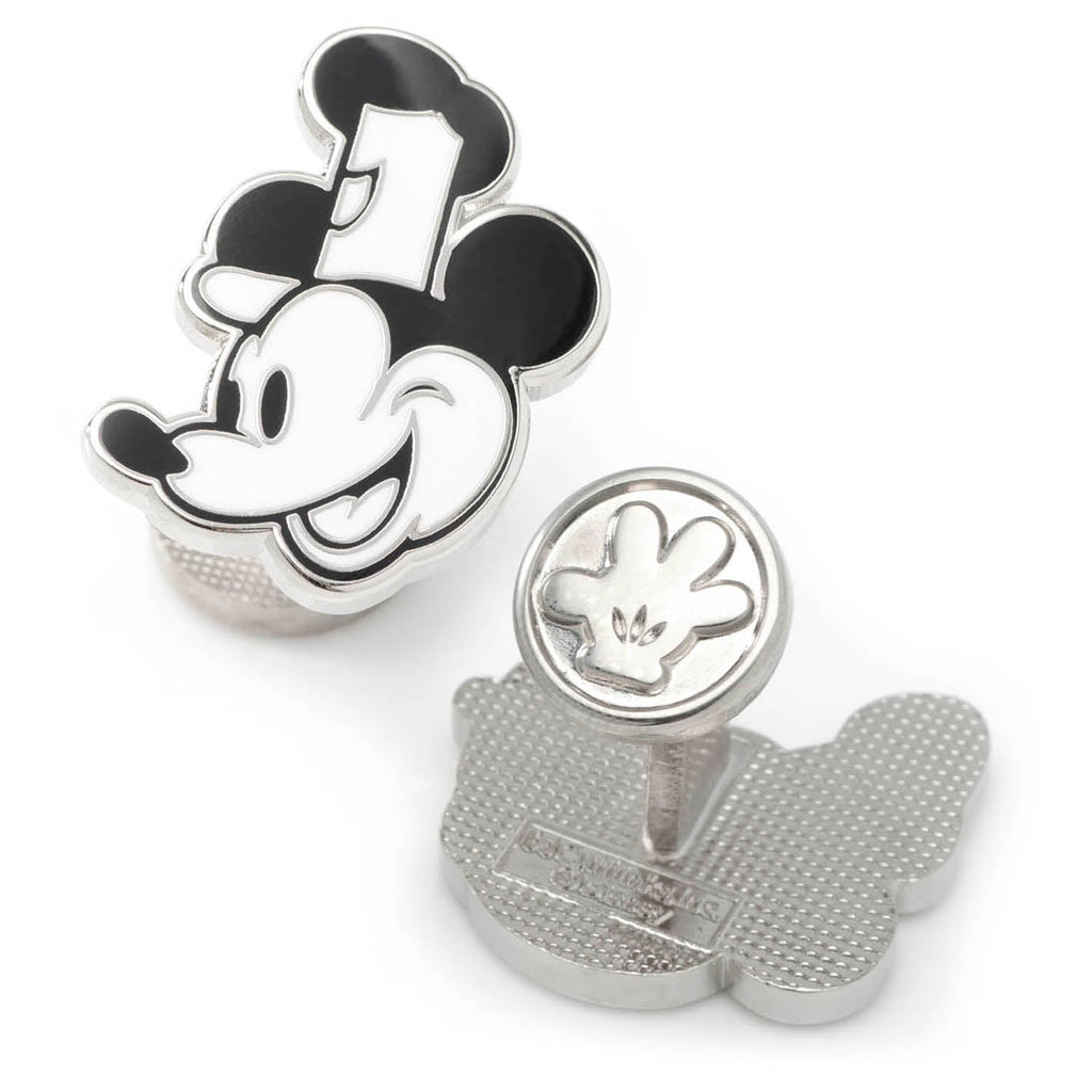 Disney Steamboat Willie Mickey Mouse Enamel Cufflinks - Image 2