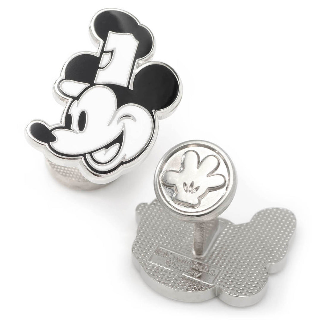 Disney Steamboat Willie Mickey Mouse Enamel Cufflinks - Image 2