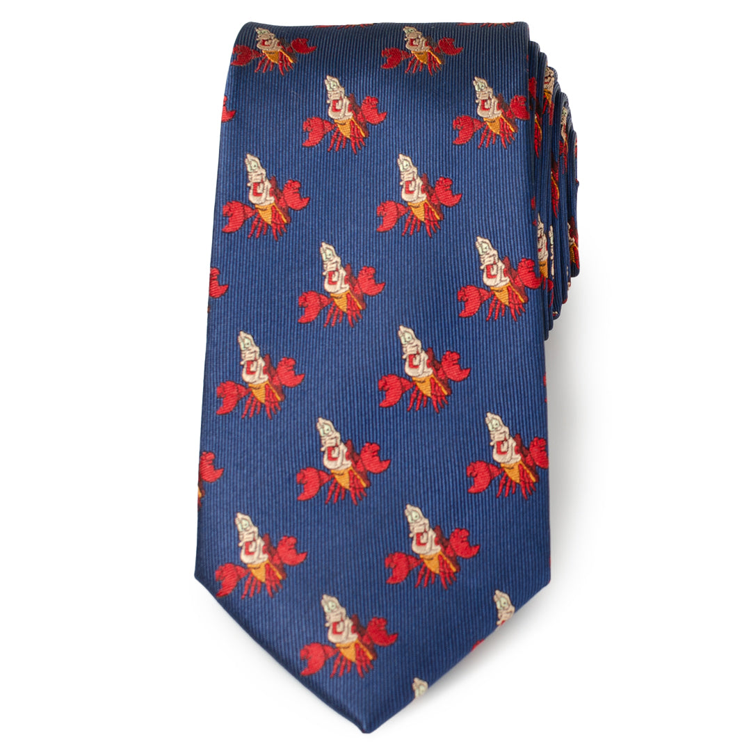 Disney The Little Mermaid Sebastian Hidden Message Blue Necktie - Image 4