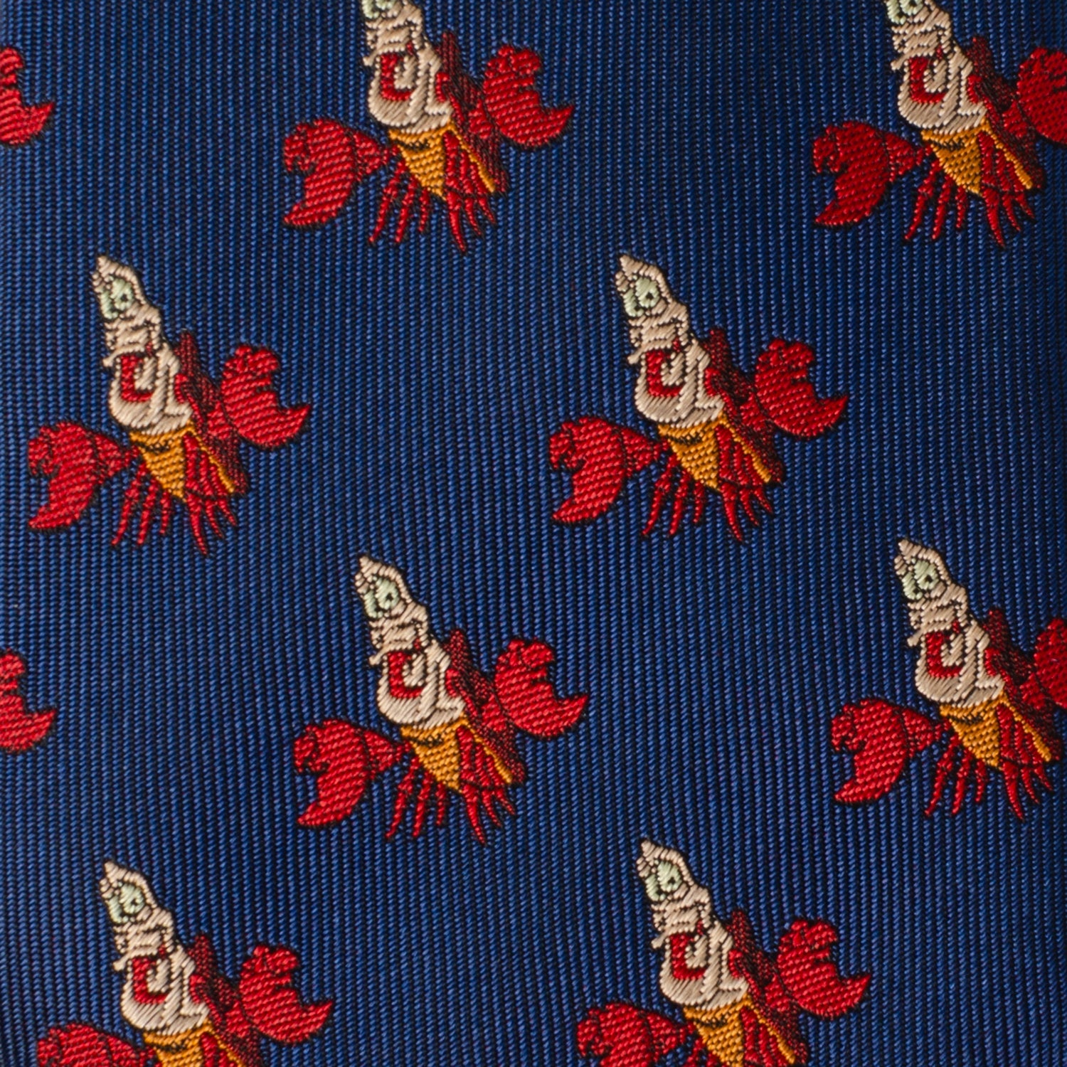Disney The Little Mermaid Sebastian Hidden Message Blue Necktie - Image 5