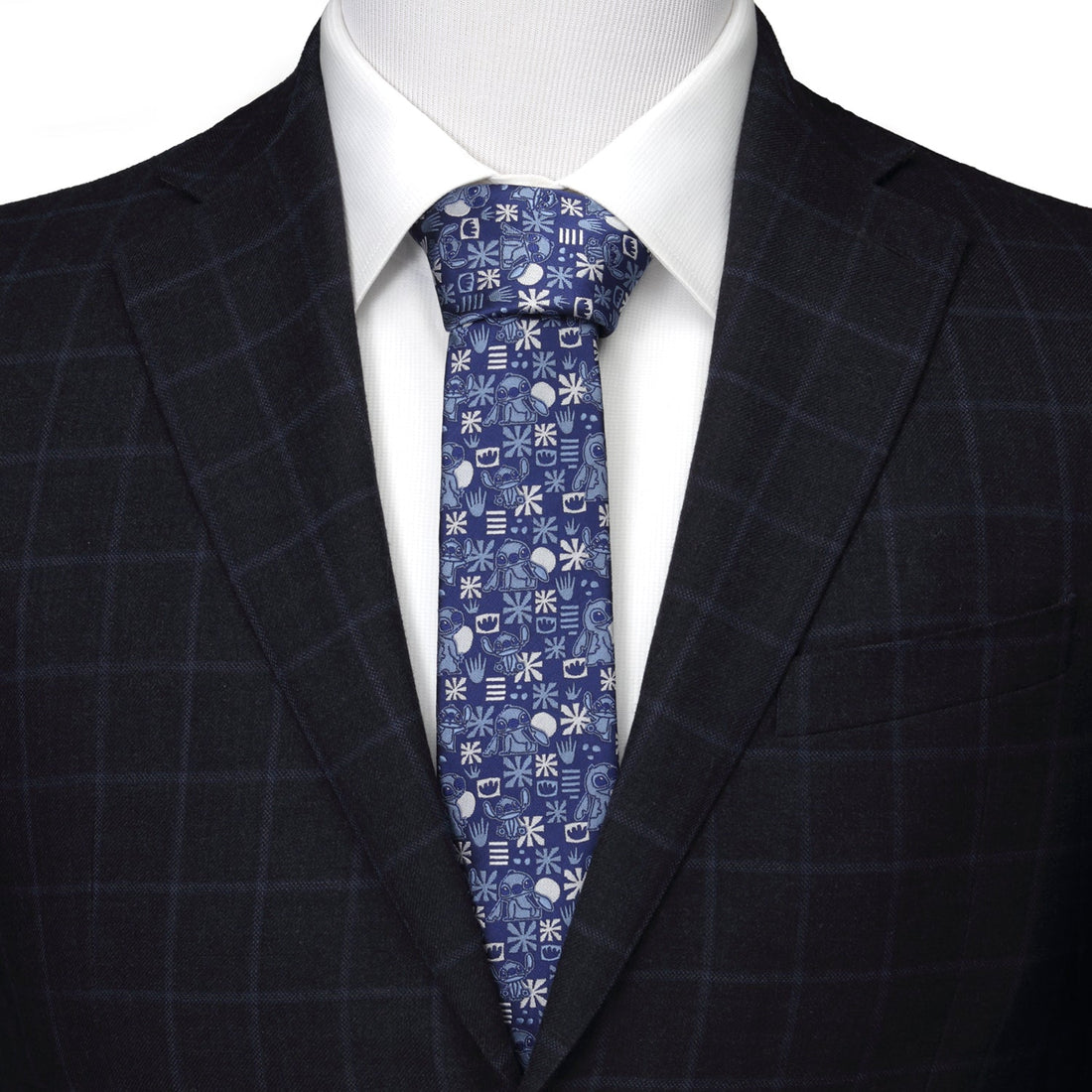 Disney Lilo & Stitch Tropical Blue Men's Necktie - Image 2