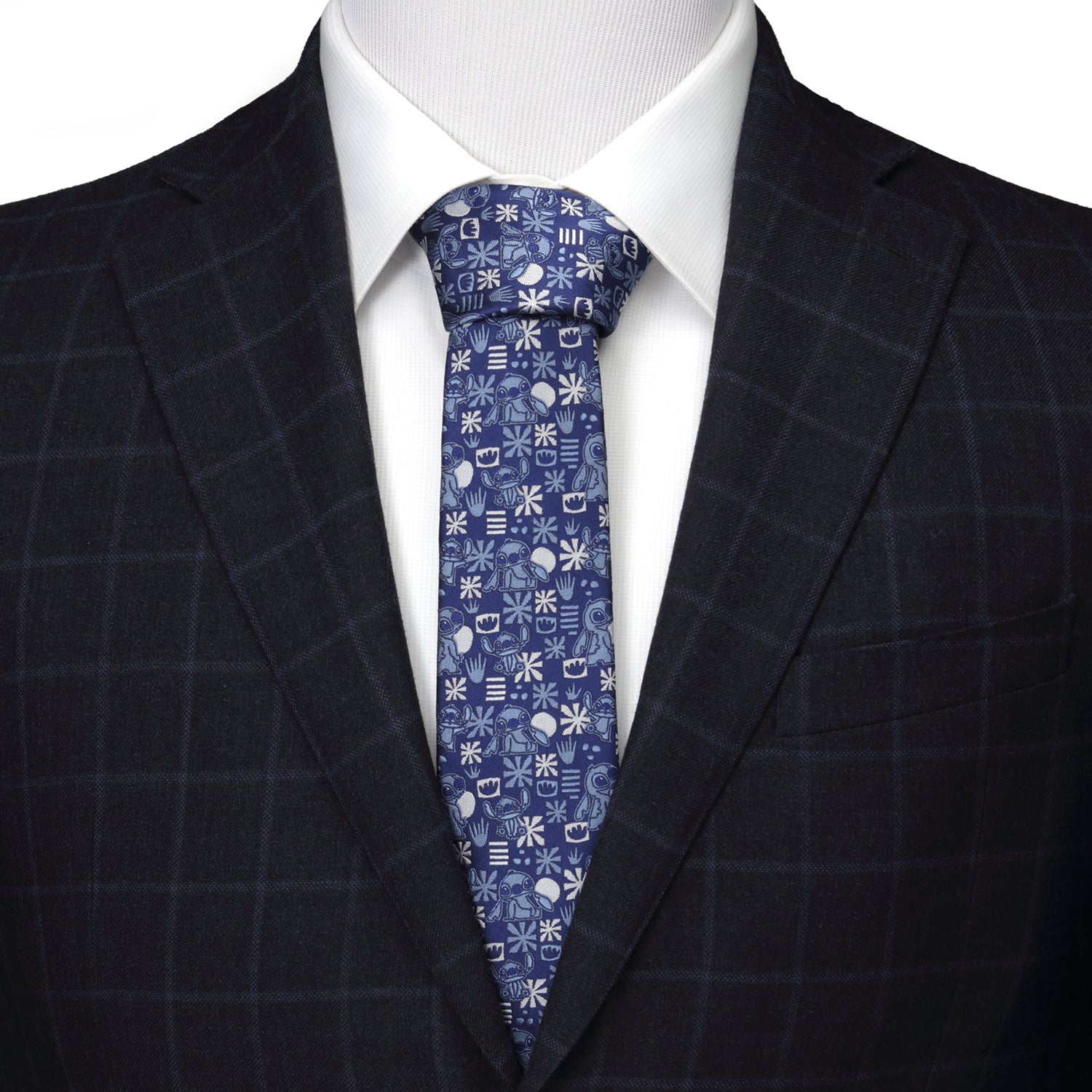 Disney Lilo & Stitch Tropical Blue Men's Necktie - Image 2