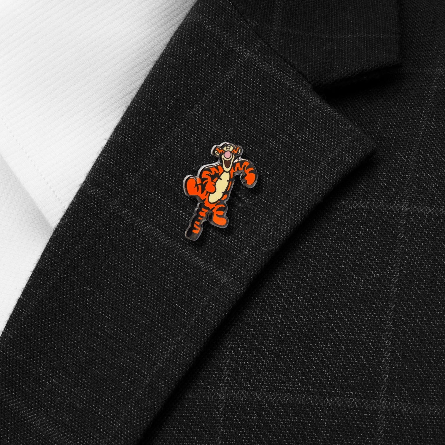 Disney Tigger Enamel Lapel Pin Orange and Black - Image 2