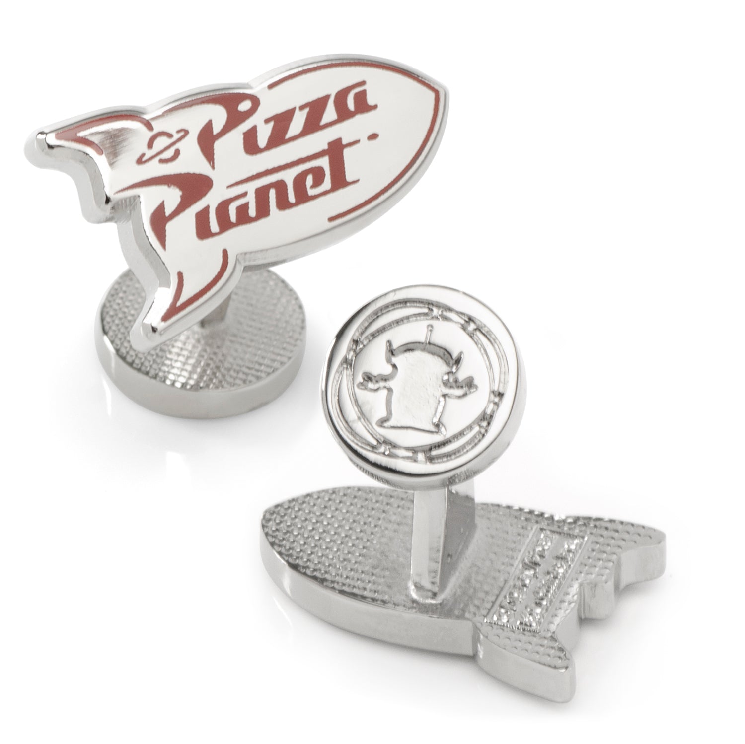 Disney Pixar Toy Story Pizza Planet Rocket Cufflinks - Image 2