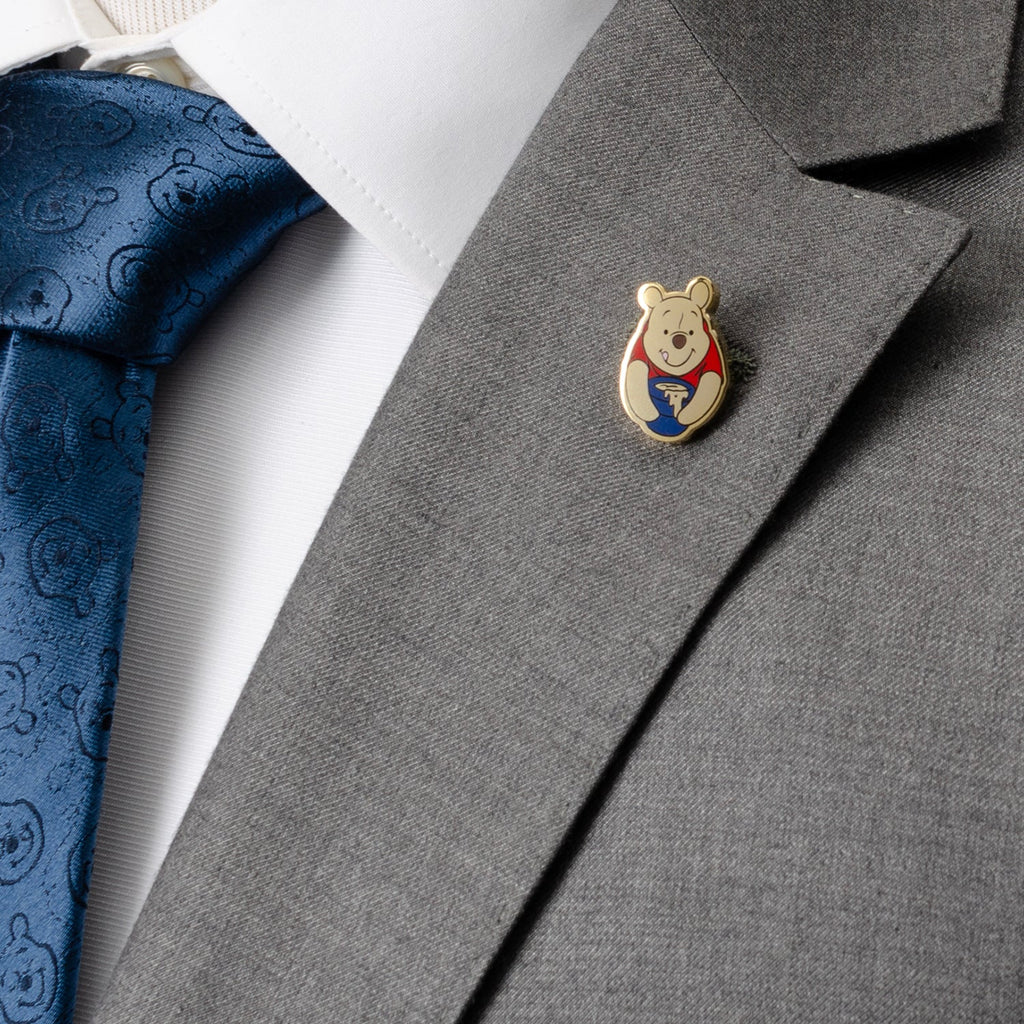 Disney Winnie the Pooh Lapel Pin with Honey Pot Design - Image 3