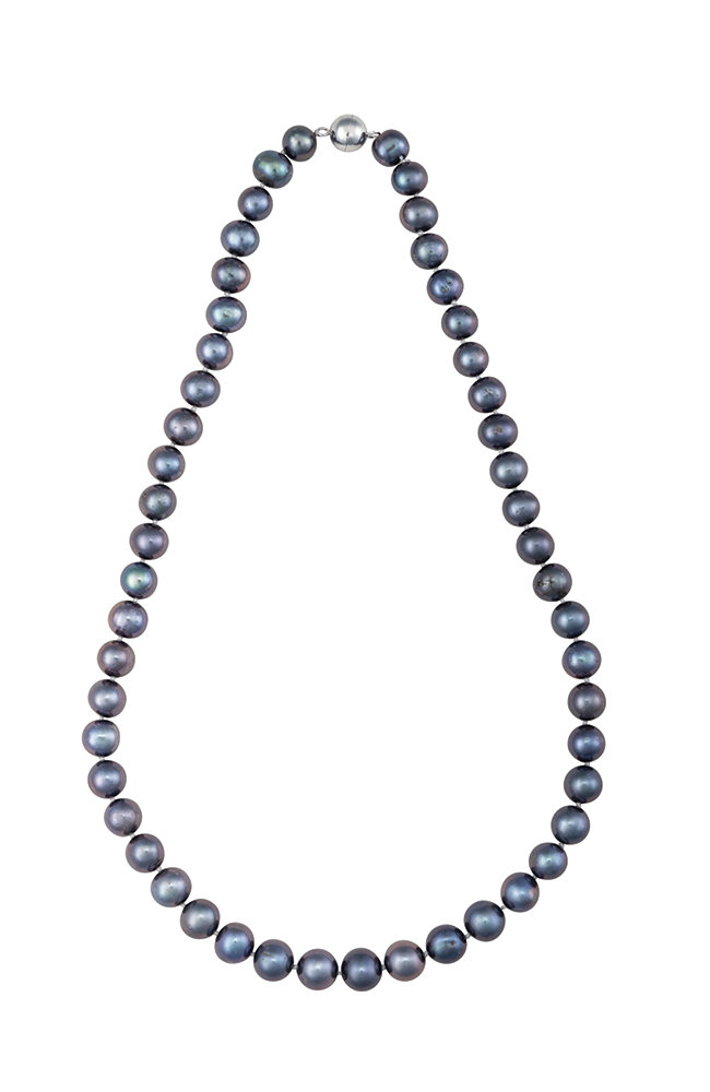 18 Inch Freshwater Cultured Pearl Strand Necklace with Clasp - Image 3