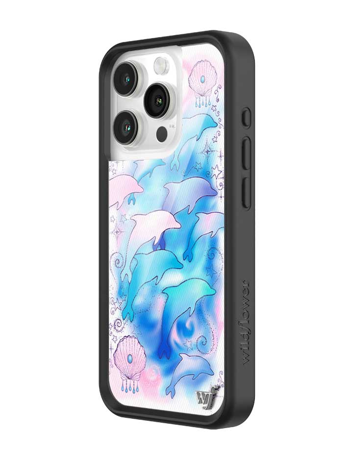 Dolphin Dreams iPhone Case Pastel Blue and Pink Mermaid Aesthetic - Image 18