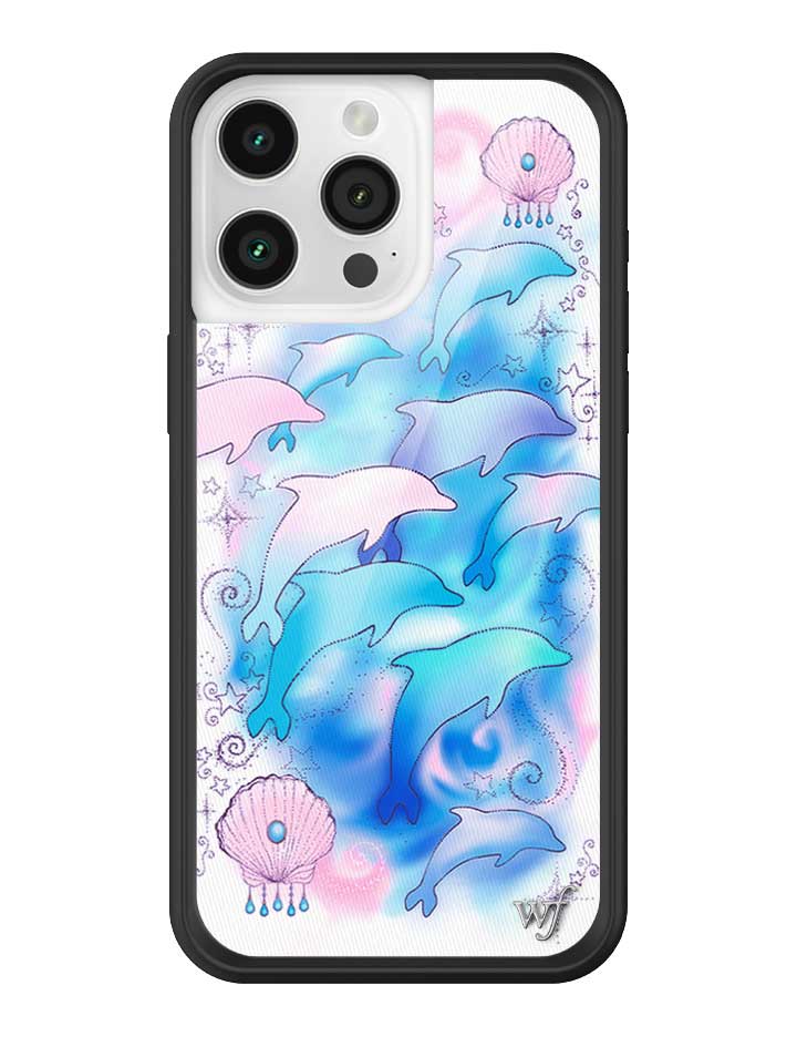 Dolphin Dreams iPhone Case Pastel Blue and Pink Mermaid Aesthetic - Image 13