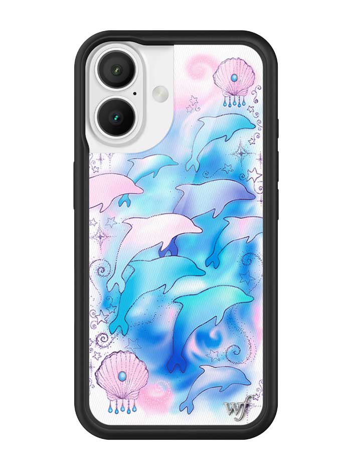 Dolphin Dreams iPhone Case Pastel Blue and Pink Mermaid Aesthetic - Image 9