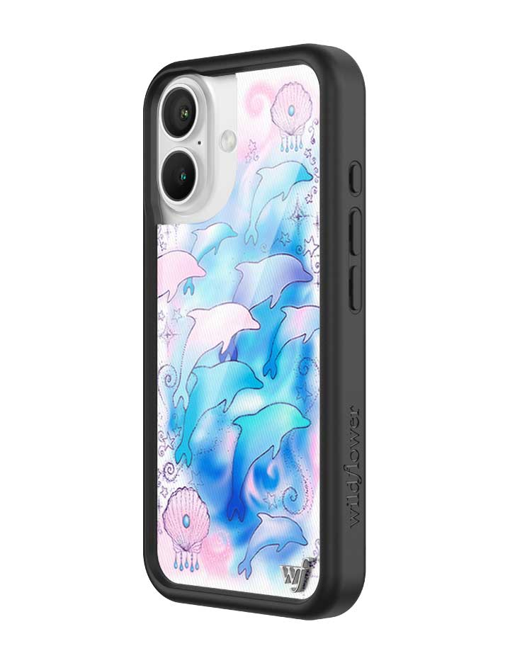 Dolphin Dreams iPhone Case Pastel Blue and Pink Mermaid Aesthetic - Image 10