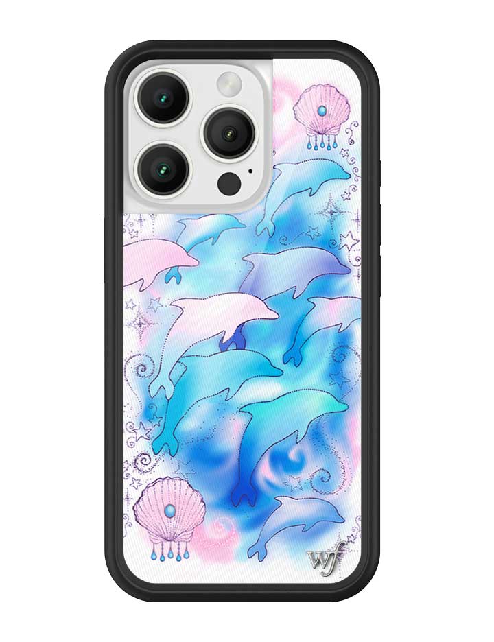 Dolphin Dreams iPhone Case Pastel Blue and Pink Mermaid Aesthetic - Image 7