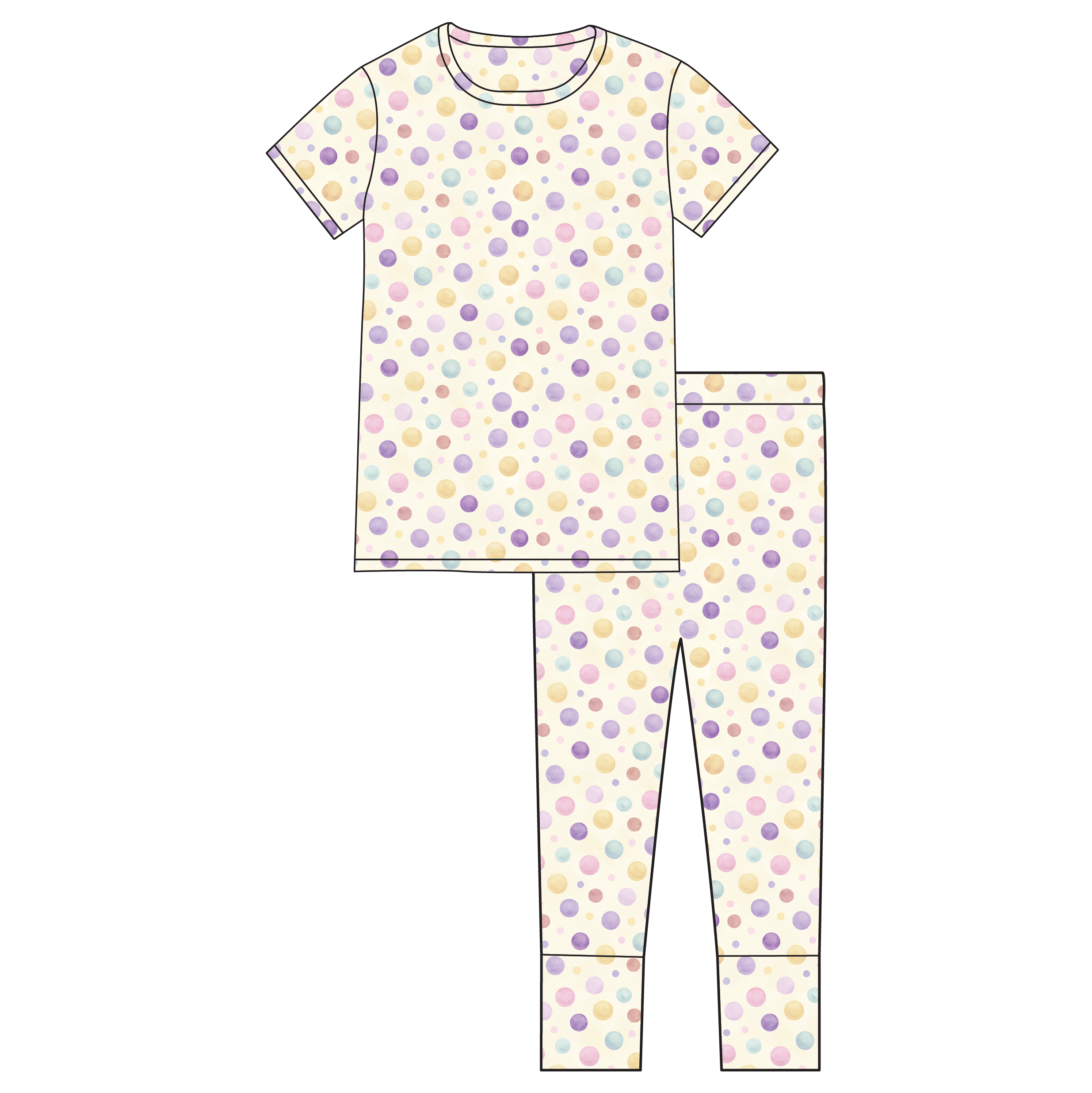 Dottie Bamboo 2-Piece Short Sleeve Set (Pre-Order)