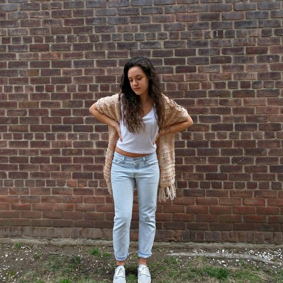 Spring Vibes Shawl Knit Kit – Airy Bohemian DIY Scarf Project