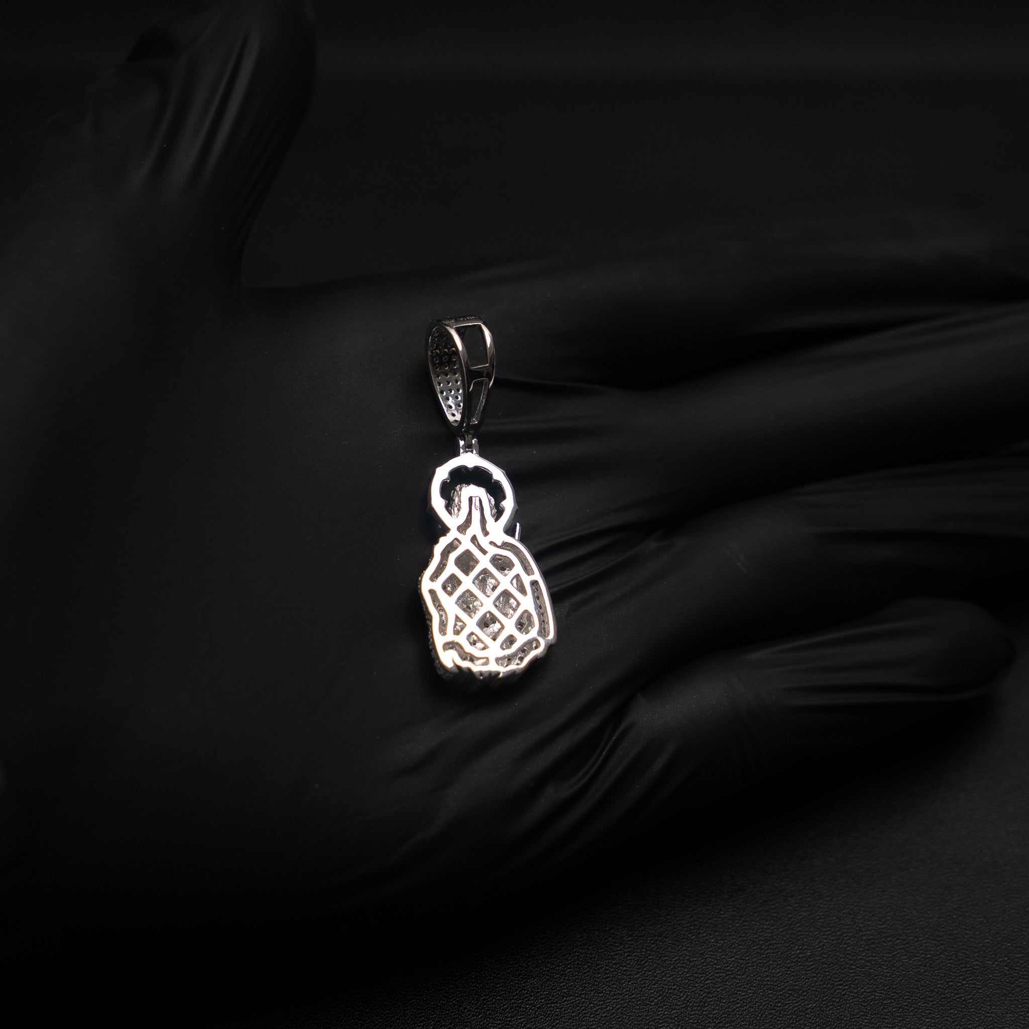 St. Judas Moissanite Pendant 925 Sterling Silver