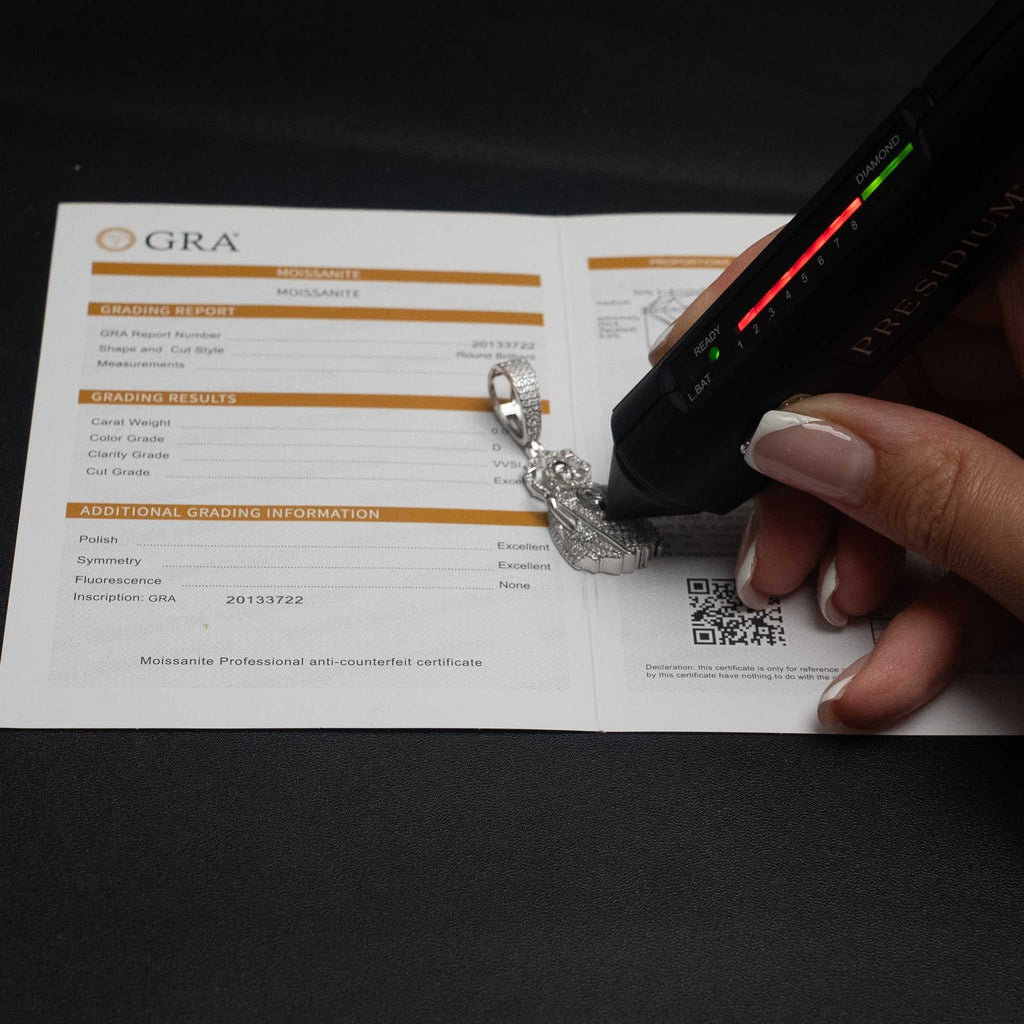 St. Judas Moissanite Pendant 925 Sterling Silver