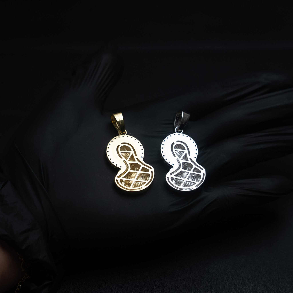 Moissanite Virgin Mary 925 Sterling Silver Pendant