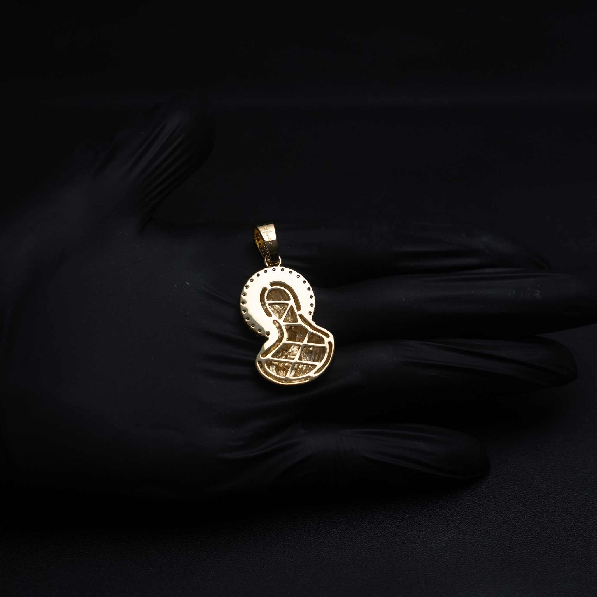 Moissanite Virgin Mary 925 Sterling Silver Pendant